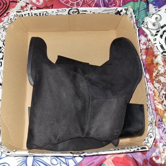 Brash Shoes Faux Suede Over The Knee Boots Poshmark